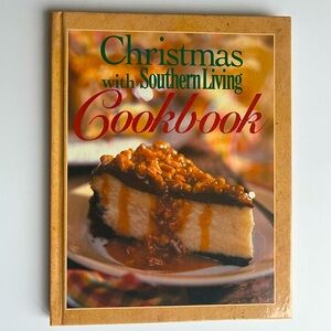 Christmas With Southern Living Cookbook Hardcover Holiday Recipes Vintage‎ 1997